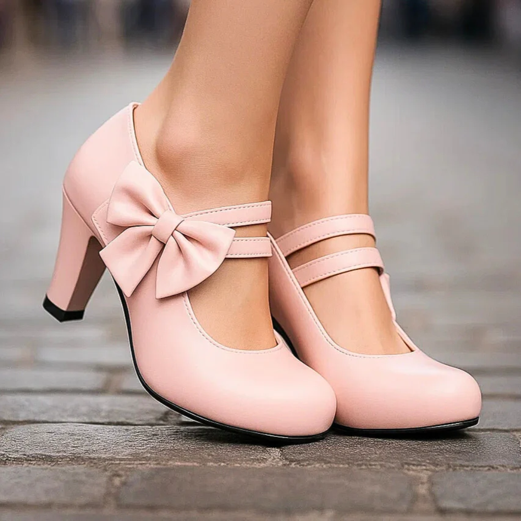 BELLA BOW HEELS