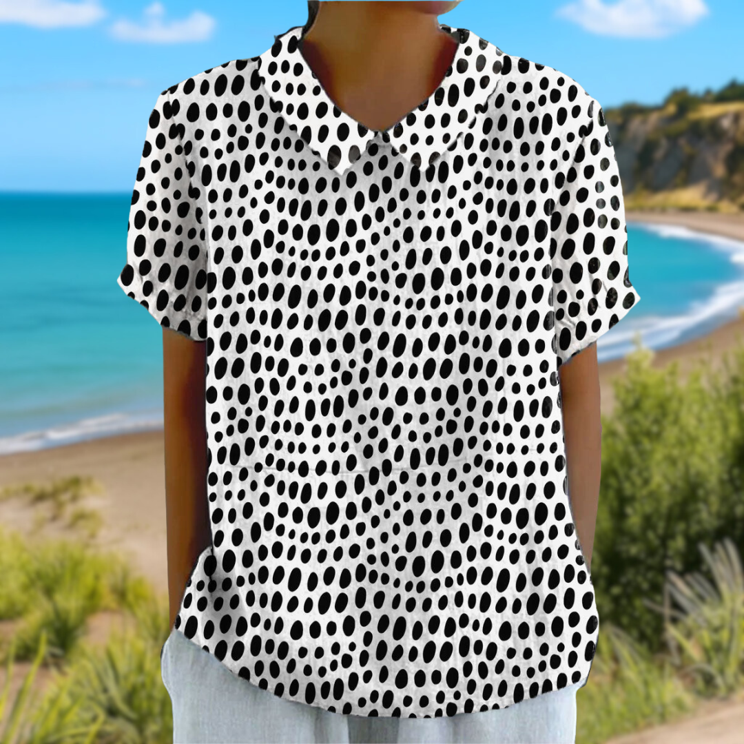 Lily | Polka Dot Print Shirt