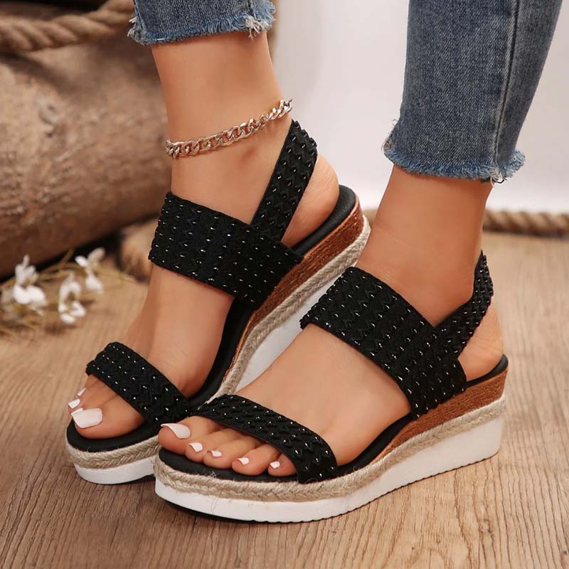 Casual wedge sandals