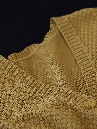 Plus Size Women's Button Knit Cardigan Sweater