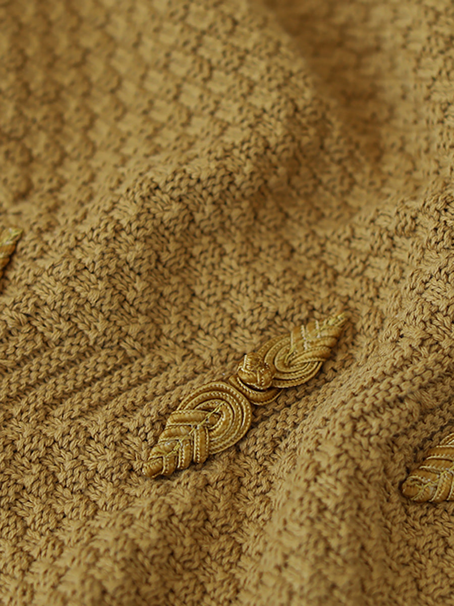 Plus Size Women's Button Knit Cardigan Sweater