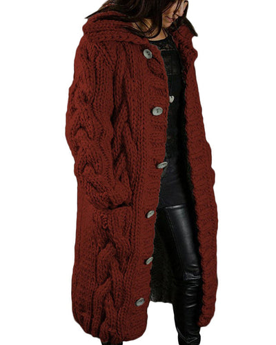 Elena Chunky Longline Knit Cardigan