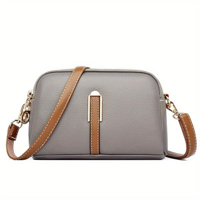 Mila Litchi Embossed | Crossbody Bag