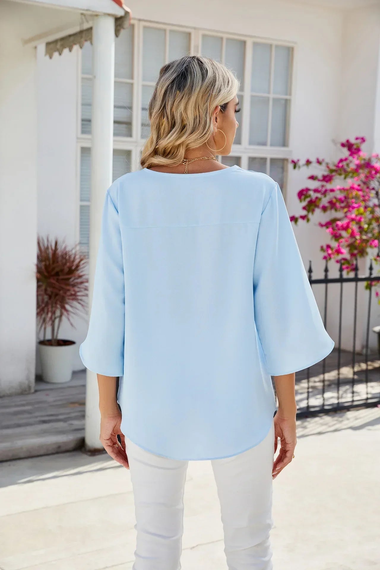 Esmira | V-Neck Blouse
