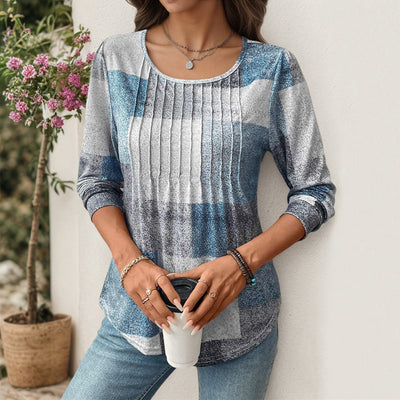 Vintage Plaid Shirt with Long Sleeves