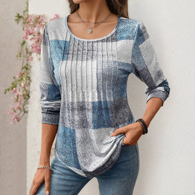 Vintage Plaid Shirt with Long Sleeves