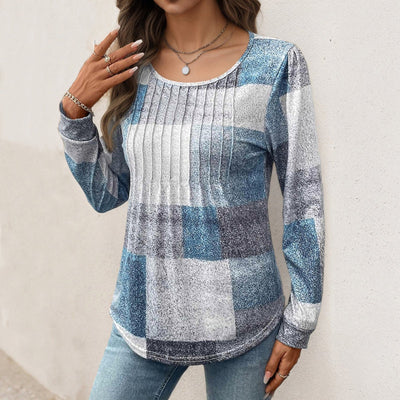 Vintage Plaid Shirt with Long Sleeves