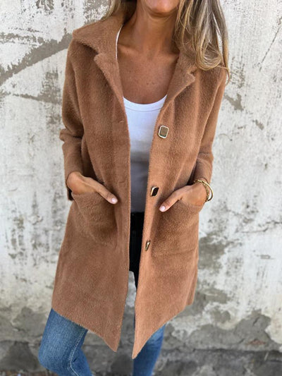 Marce | Casual Coat with Buttons