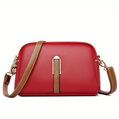 Mila Litchi Embossed | Crossbody Bag