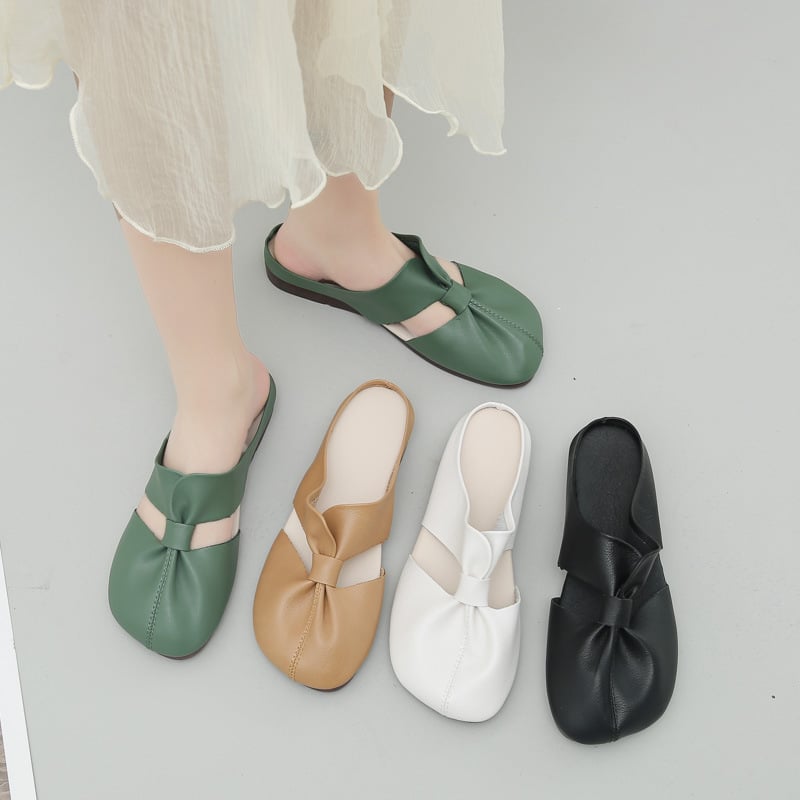 Knotted Mules and Soft Soles for Women
