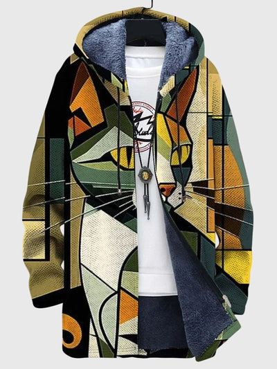 Anna | Jacket with artistic print