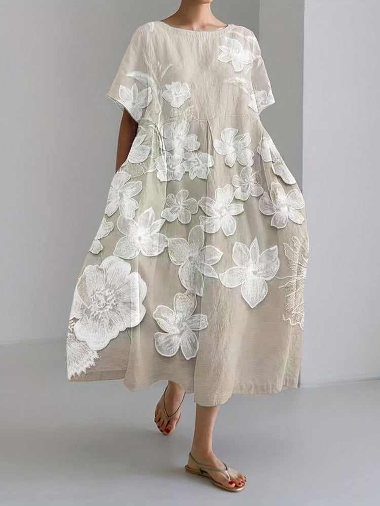 Olivia™ | Elegant Floral Print Dress