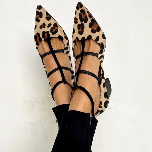 BRIDGET LEOPARD HEELS