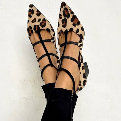 BRIDGET LEOPARD HEELS
