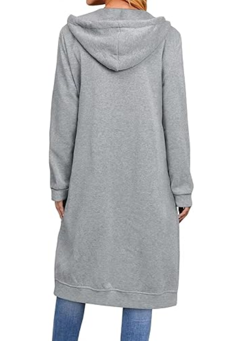 Grace Longline Zip Hoodie