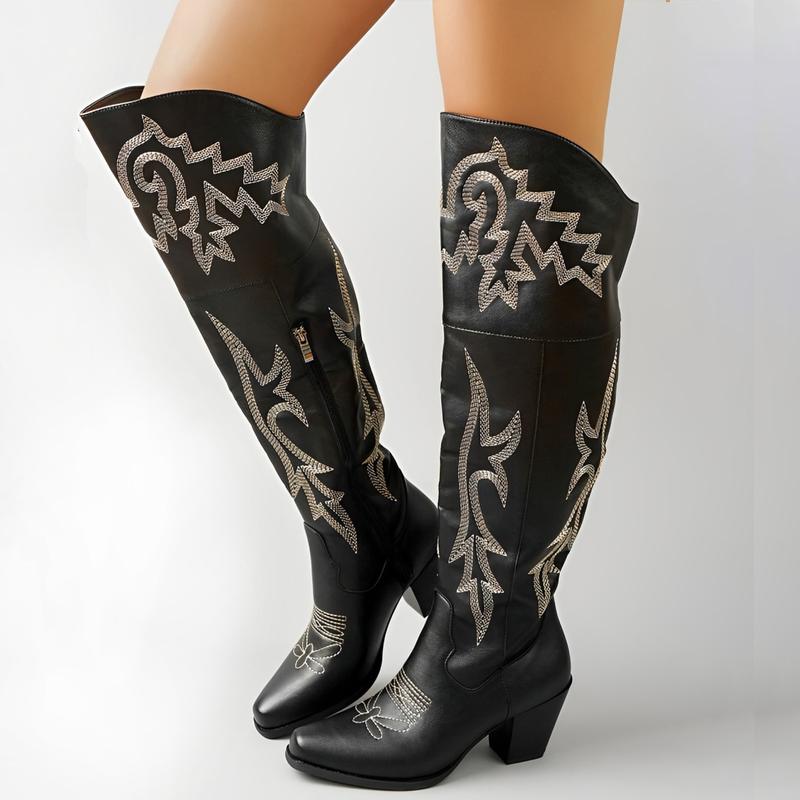 Cheyenne |  Classic Over-the-Knee Cowboy Boots