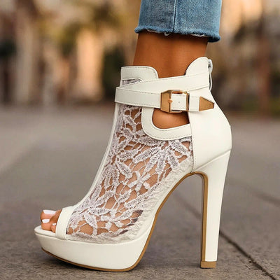 LILIANA LACE HEELS