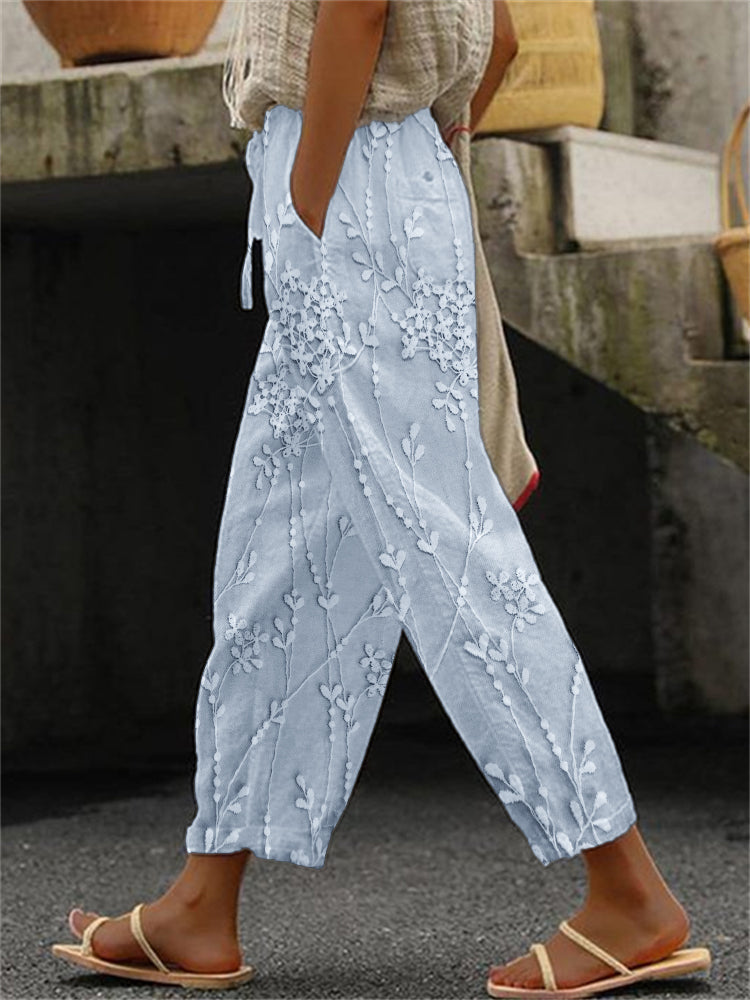 Zoey™ | Vine Printed Trousers