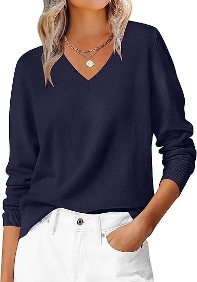 Rose V-Neck Jumper