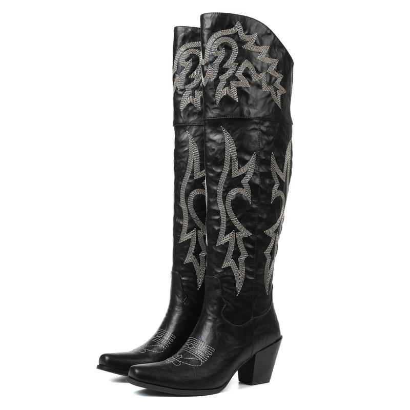 Cheyenne |  Classic Over-the-Knee Cowboy Boots