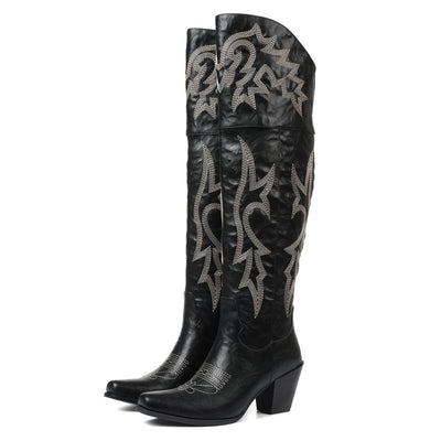 Cheyenne |  Classic Over-the-Knee Cowboy Boots