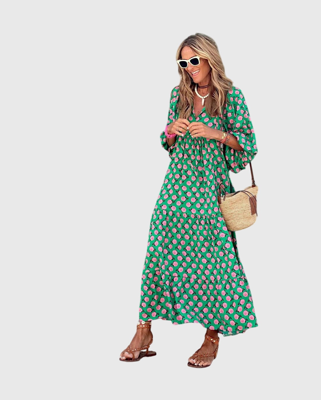 Sarah™ | Boho Maxi Dress