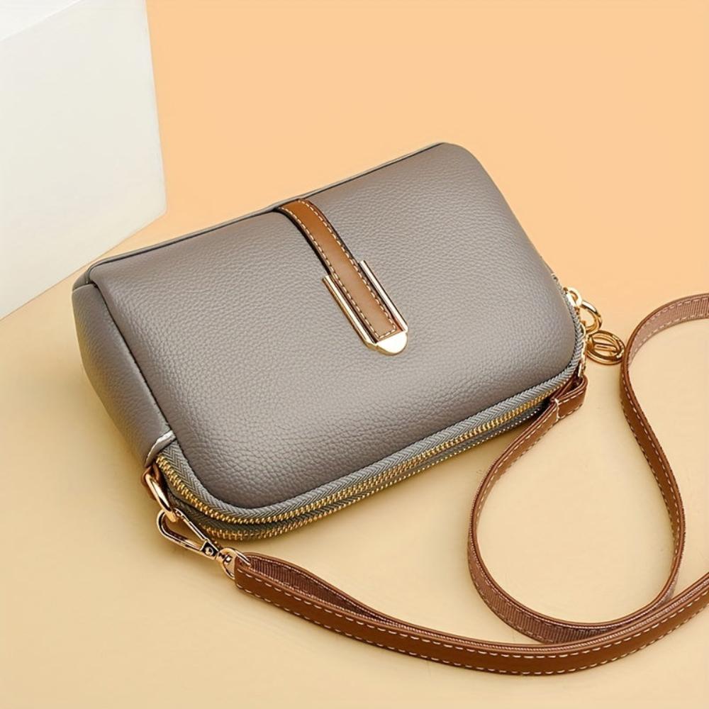 Mila Litchi Embossed | Crossbody Bag
