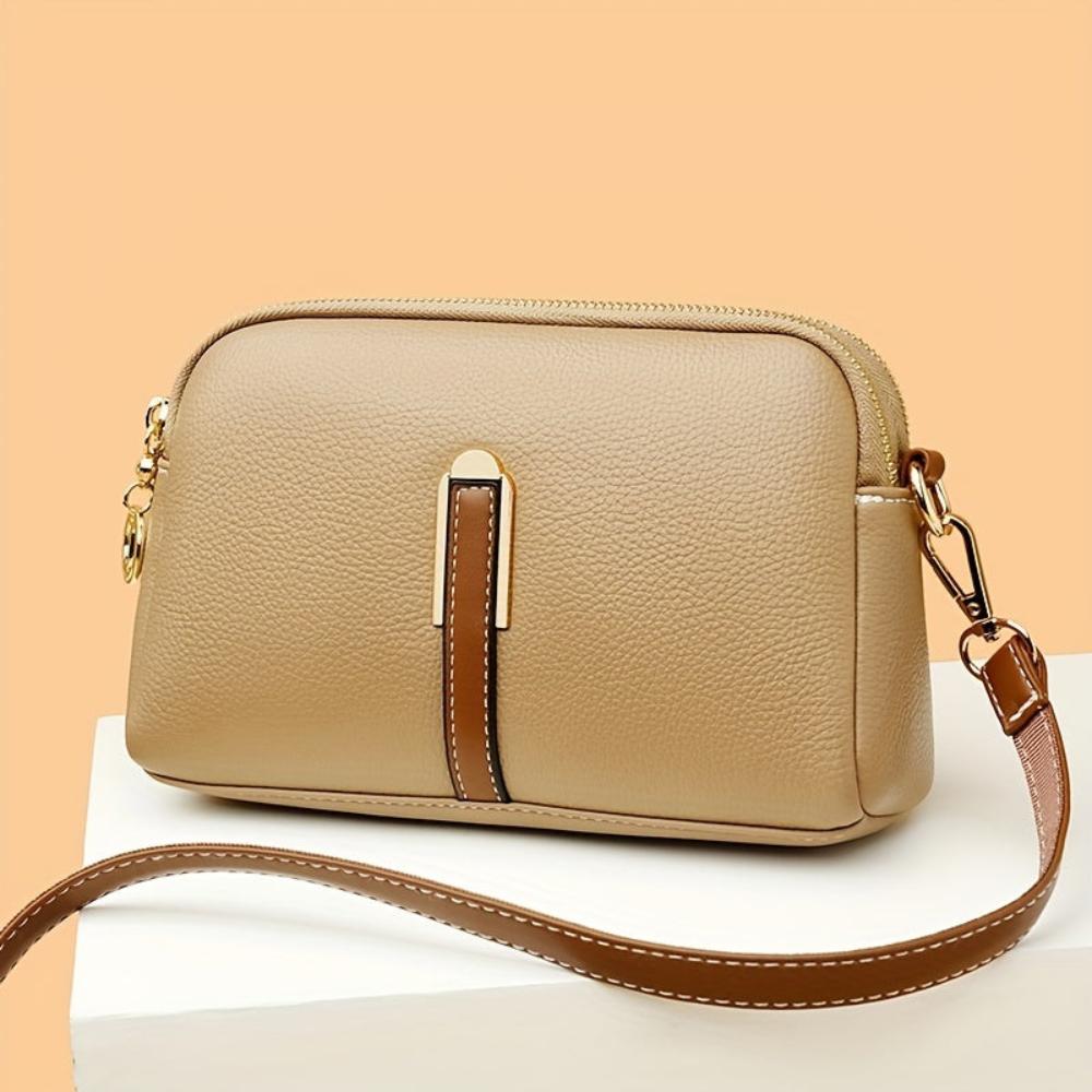 Mila Litchi Embossed | Crossbody Bag