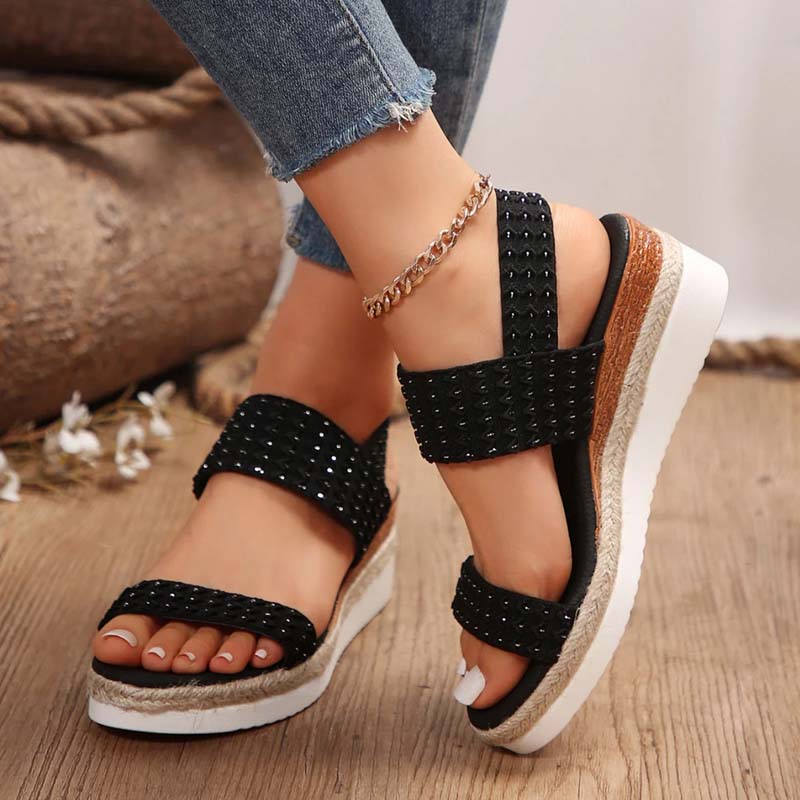 Casual wedge sandals