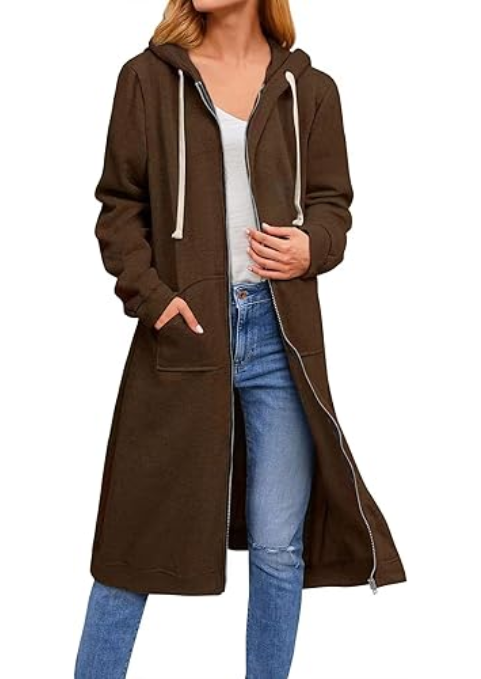 Grace Longline Zip Hoodie