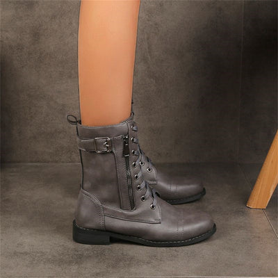 Erica Toe Side Zipper Orthopedic Boots
