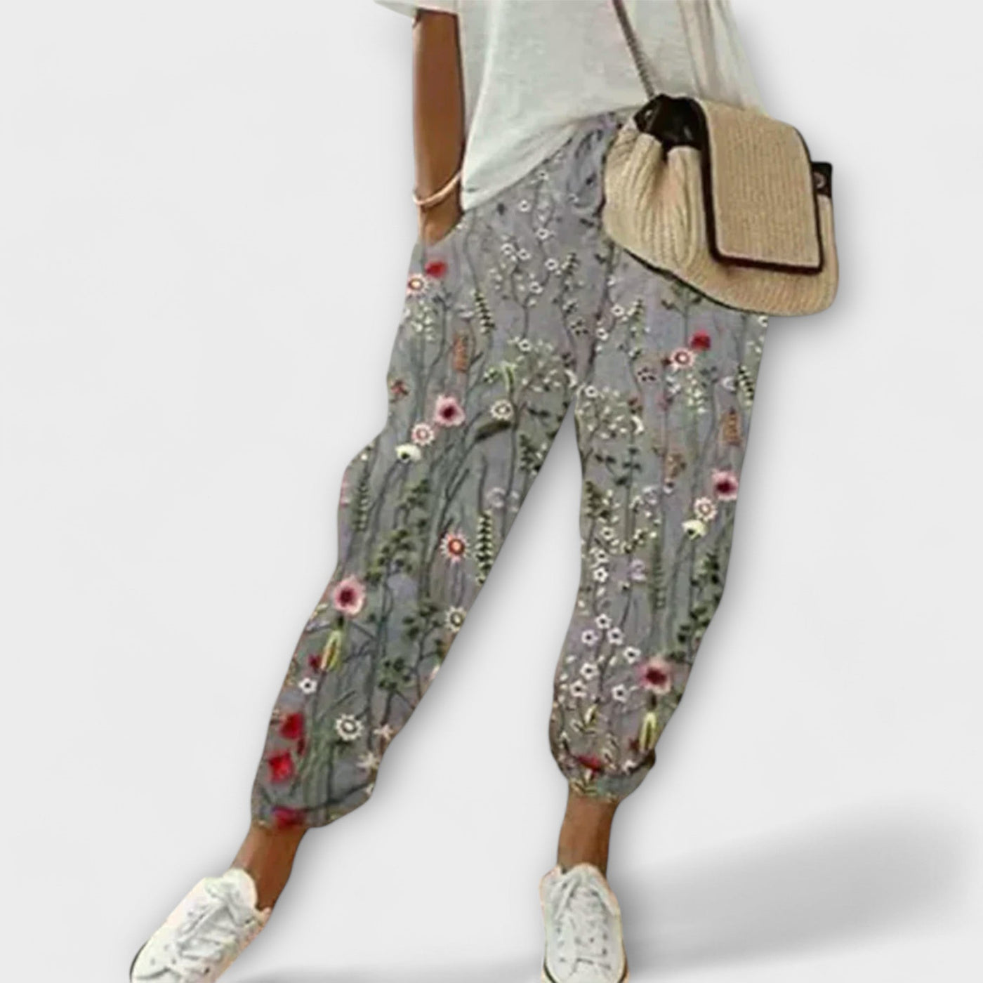 Barbara | Comfortable Cotton-Linen Trousers