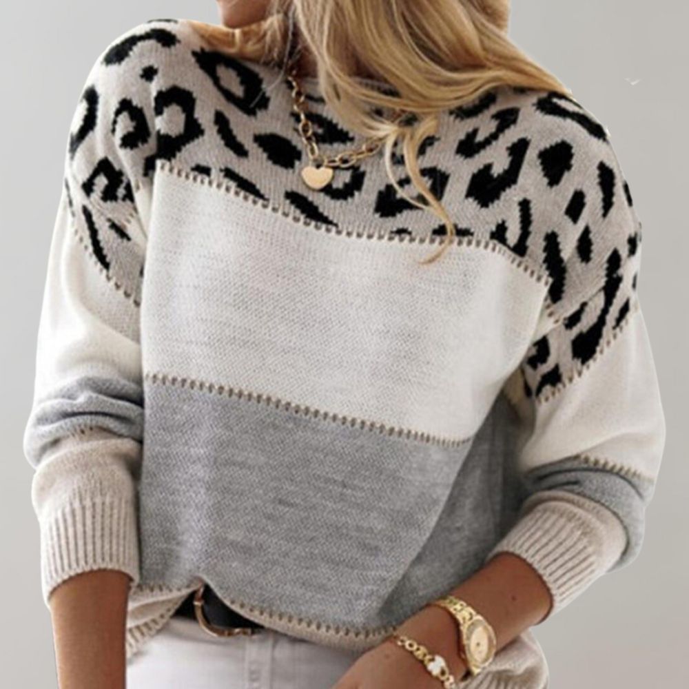 Bernadetta | Trendy and Comfortable Leopard Print Sweater