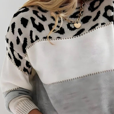 Pascaline | Chic Leopard Print Sweatshirt