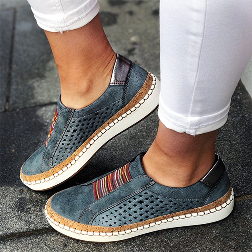 Carolyn | Chic Boho Slip-On Sneakers