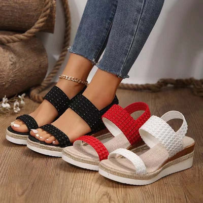 Casual wedge sandals