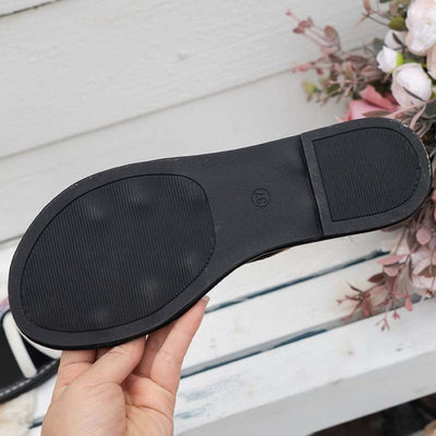 Casual Rhinestone House Slippers