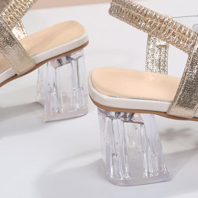 Casual Sandals with Butterfly Decoration