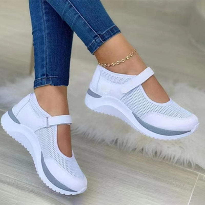 Casual Mesh Platform Sneakers