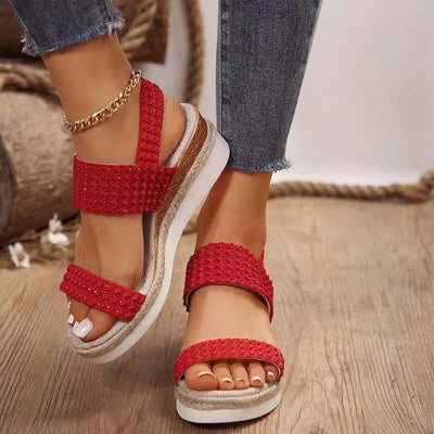 Casual wedge sandals