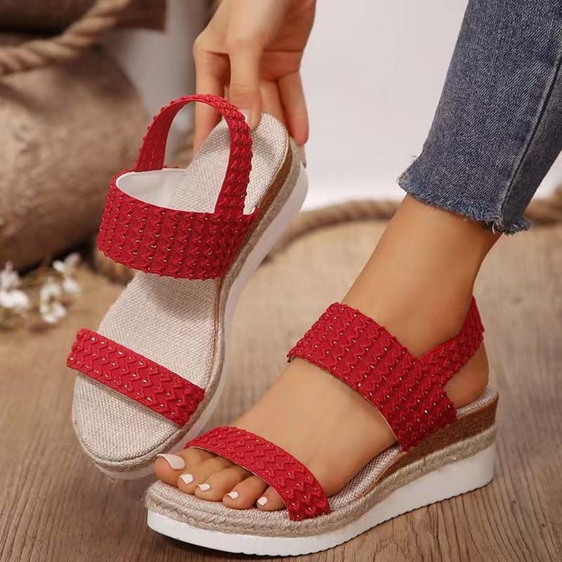 Casual wedge sandals