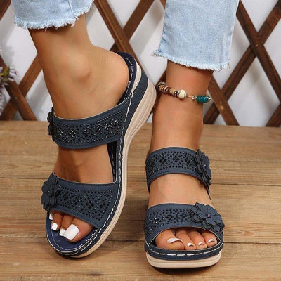Vintage wedge sandals