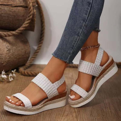 Casual wedge sandals