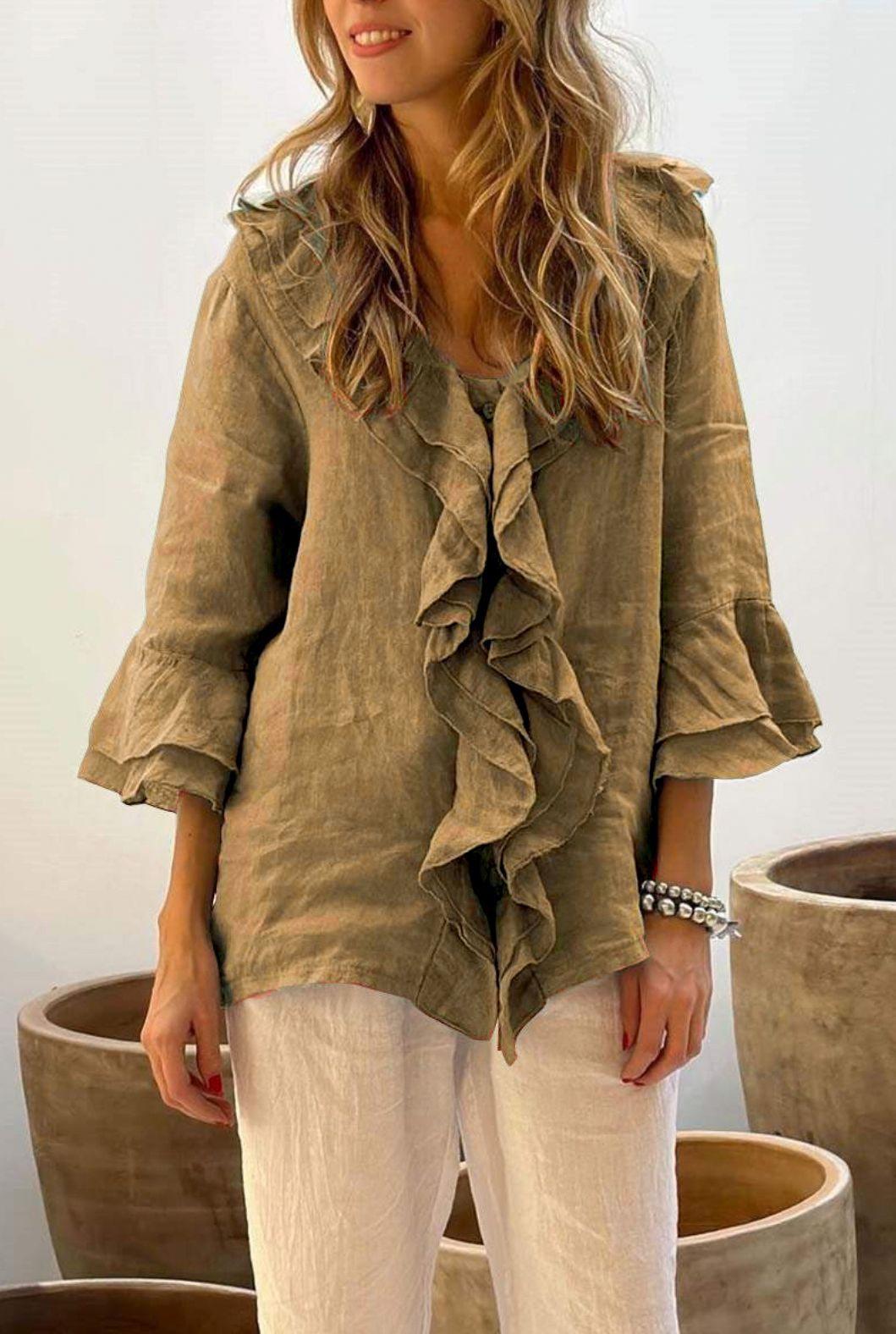 Loralei | Stylish Ruffled Blouse
