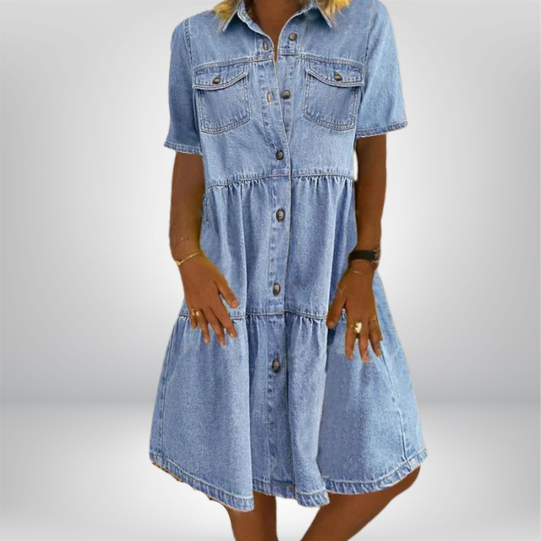 Boho Denim Dress