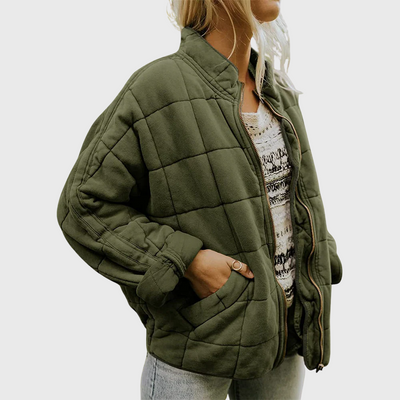 Josiane | Women’s Quilted Jacket – Oversized Elegant Fit
