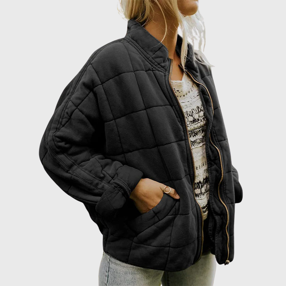 Josiane | Women’s Quilted Jacket – Oversized Elegant Fit