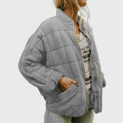 Josiane | Women’s Quilted Jacket – Oversized Elegant Fit