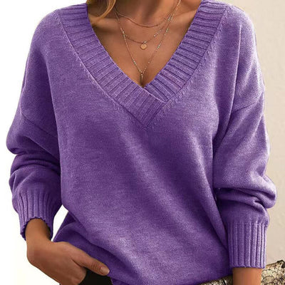 The Marjorie Sweater™  | Elegant V-Neck