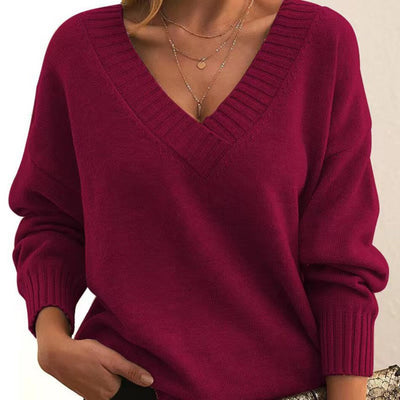 The Marjorie Sweater™  | Elegant V-Neck